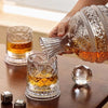 Vaso de Whisky de Cristal con Base Giratoria 360°