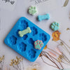 Pet Paw Print Silicone Mold Set for Baking and Treats