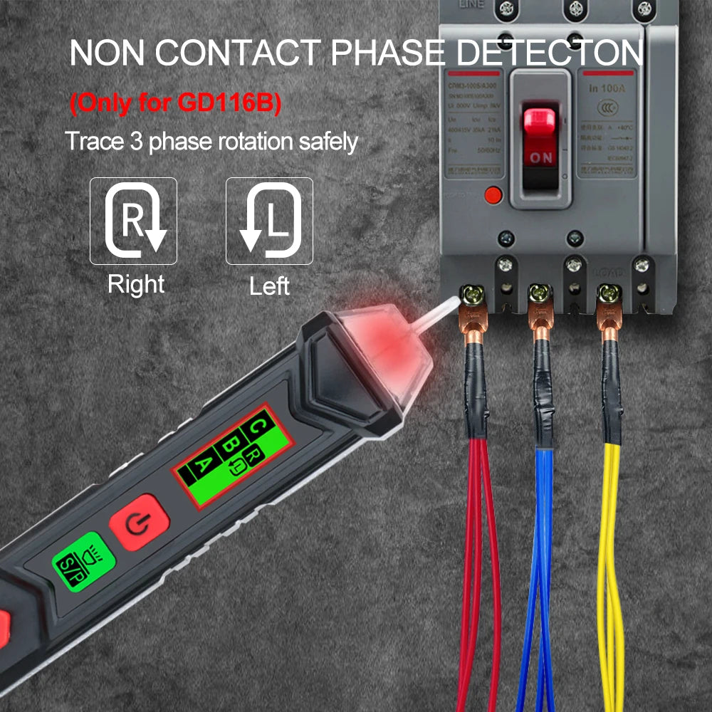 Non-Contact Voltage Tester Pen (12–1000V AC)