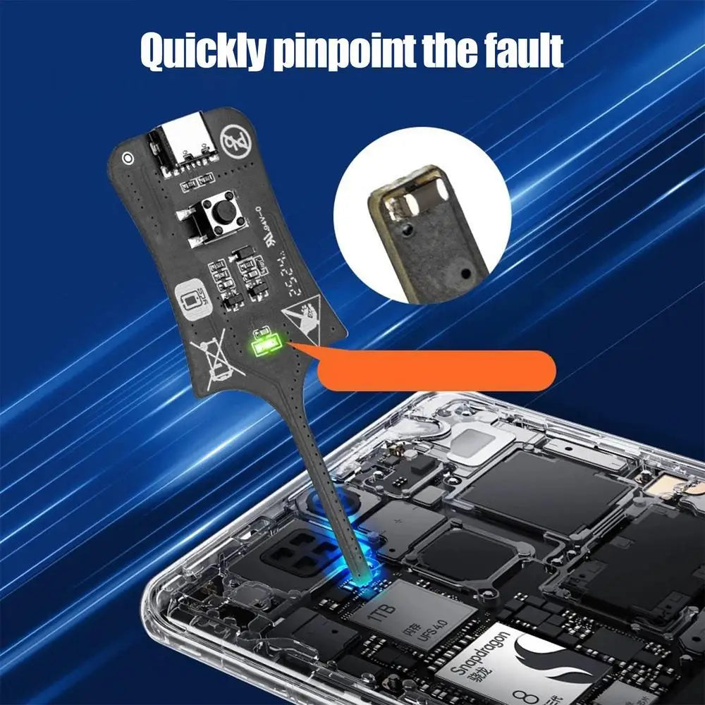 Compact Motherboard Coil Tester for Phone Repair Diagnostics