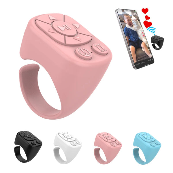 Bluetooth Page-Turning Ring for Smartphones