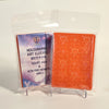 A clear plastic package containing 60 holographic heart-shaped art sleeves for trading cards.