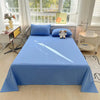 Organic Cotton Percale Bed Sheet Set with Pillowcases