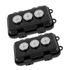 Black magnetic key hider box designed for under-car storage.