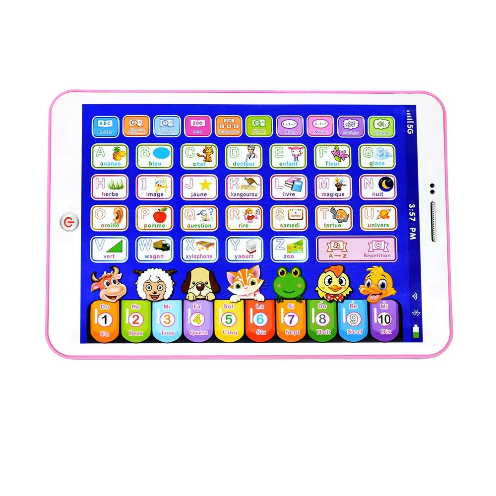 Interactive Learning Tablet for Kids – Bilingual Educational Toy