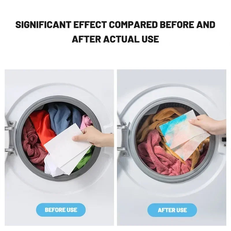 Laundry Color Catcher Sheets - Anti-Dye Transfer Laundry Helper