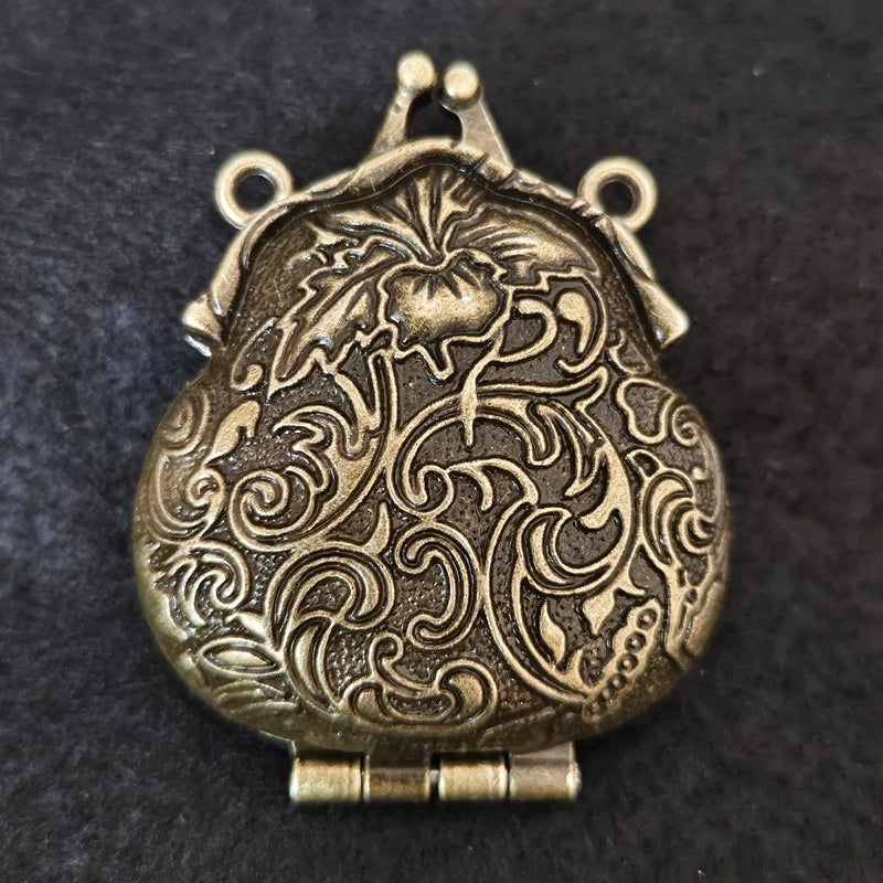 Retro Bronze Mini Locket Pendant