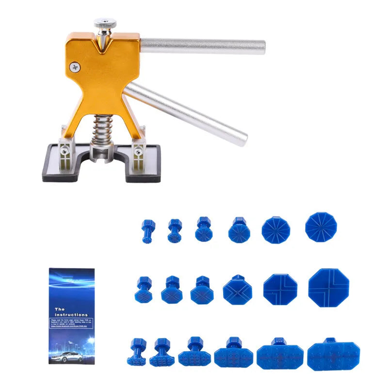 Paintless Dent Repair Kit with Suction Cups and Puller
