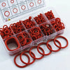 Silicone O-Ring Assortment Kit for Plumbing, Auto Repair, and Sealing Applications