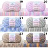 Combed Cotton Blend Gradient Yarn – 4-Ply, 50g Balls