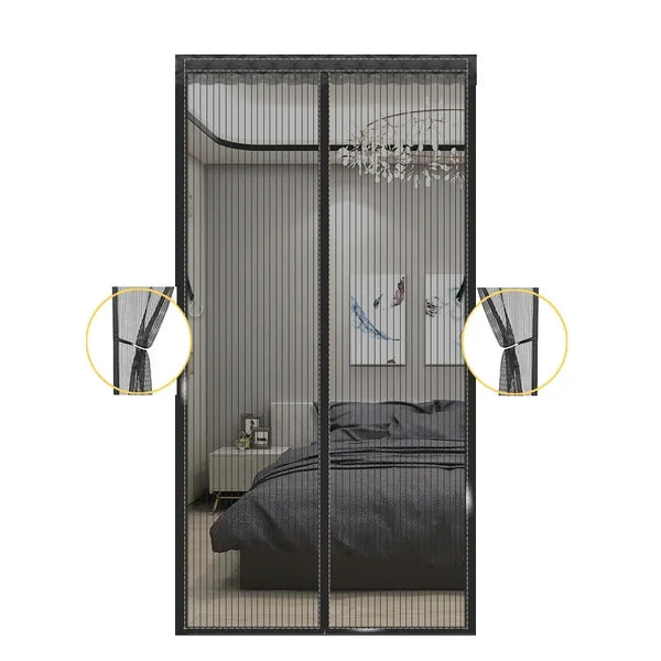 Heavy Duty Magnetic Screen Door with Auto-Close Strips