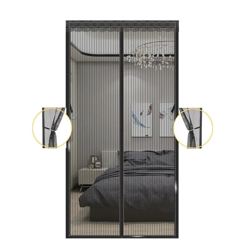 Heavy Duty Magnetic Screen Door with Auto-Close Strips