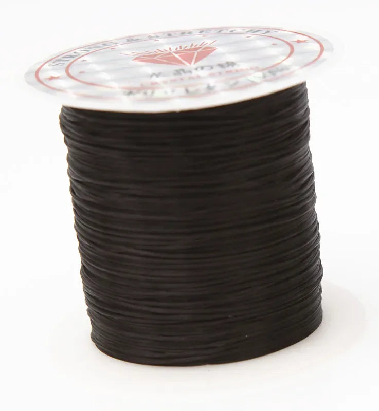 A spool of 10m multicolour elastic cord for beading and jewelry making