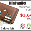 RFID Blocking Slim Leather Wallet for Men
