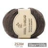Combed Alpaca Blend Yarn for Hand Knitting – 10-Pack Wool Balls