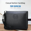 Men's PU Leather Clutch Bag with Large Capacity