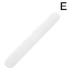 White portable toothbrush travel case with a vented cover