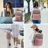 Women's Nylon Waterproof Casual Backpack with USB Port, Fits 15.6 Inch Laptop