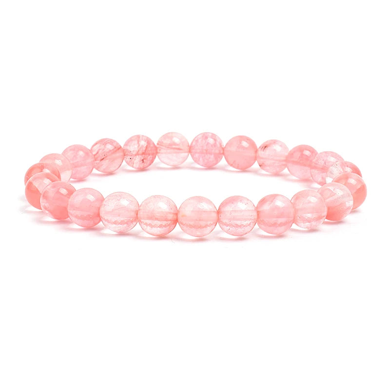 Armband aus Natursteinperlen