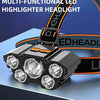 A multi-functional LED highlighter headlight module with five bright lights mounted on a flexible strip.