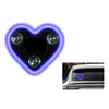 Solar Powered Heart-Shaped LED Light for Car Rear Window