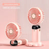 Foldable Neck Fan with LED Display & Phone Stand