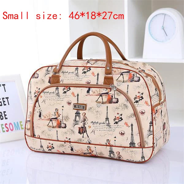 Floral Print Travel Duffle Bag for Women