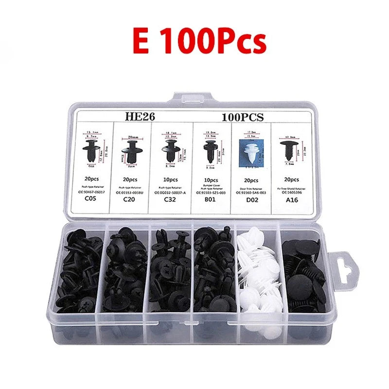 Versatile Automotive Clip and Fastener Assortment Kit
