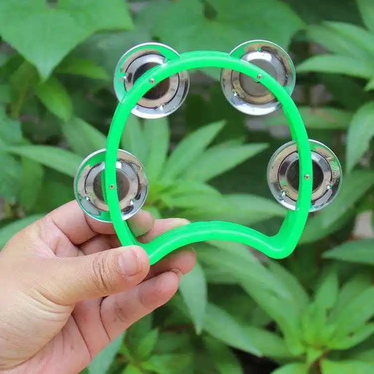 Handheld Tambourine with Jingle Bells for Kids