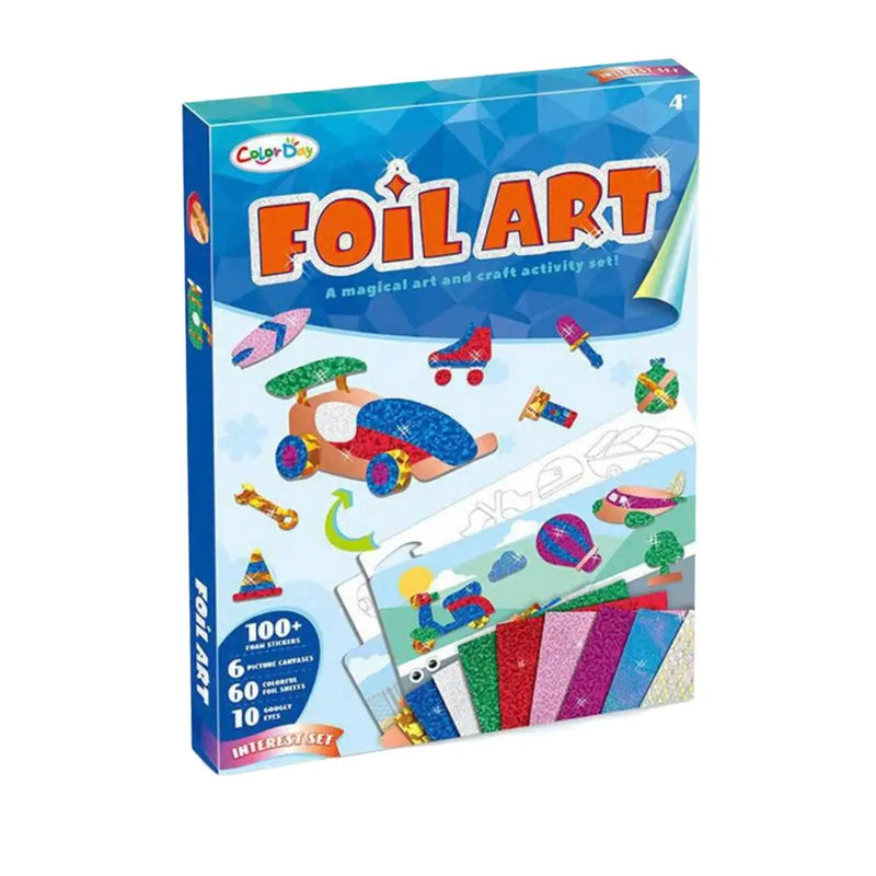 DIY Foil Art Sticker Kit for Kids