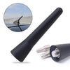 Compact Black Car Radio Antenna with Adapter Screws