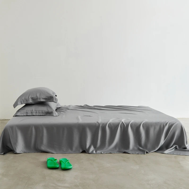 100% Bamboo Bed Sheet Set with Deep Pocket Fitted Sheet
