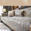 Luxury Chenille Sofa Cover with Anti-Slip Backing