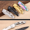Compact Stainless Steel Folding Knife for Outdoor Adventures