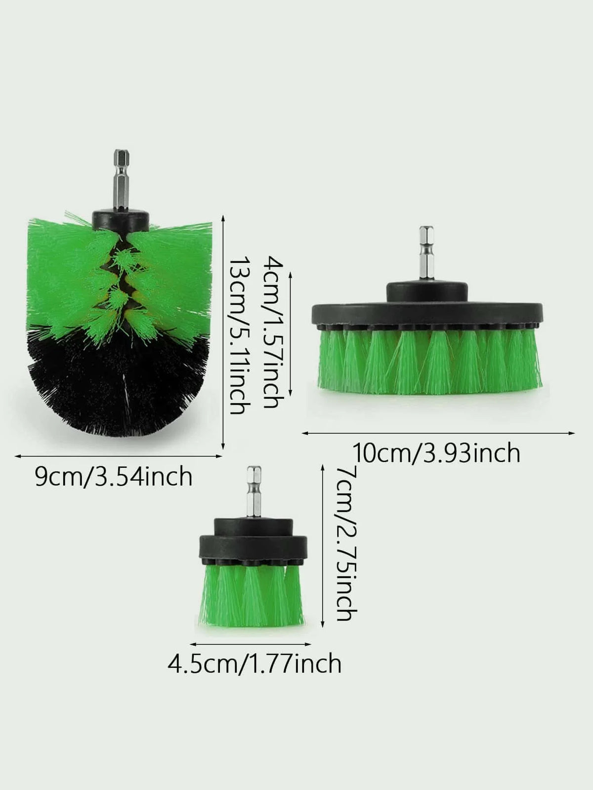 Rotary Drill Brush Cleaning Kit for Deep Scrubbing