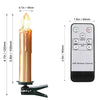 Set de Velas LED Sin Llama con Control Remoto