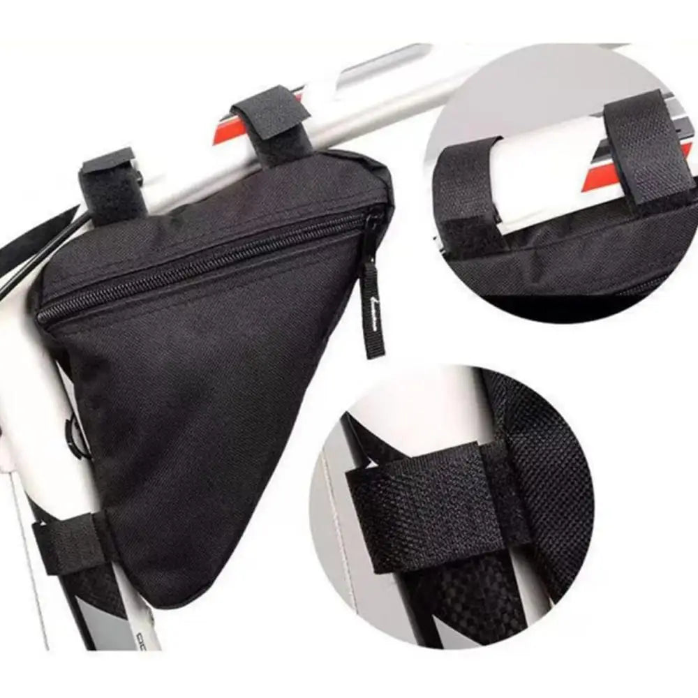 Waterproof Bicycle Frame Triangle Bag with Secure Straps