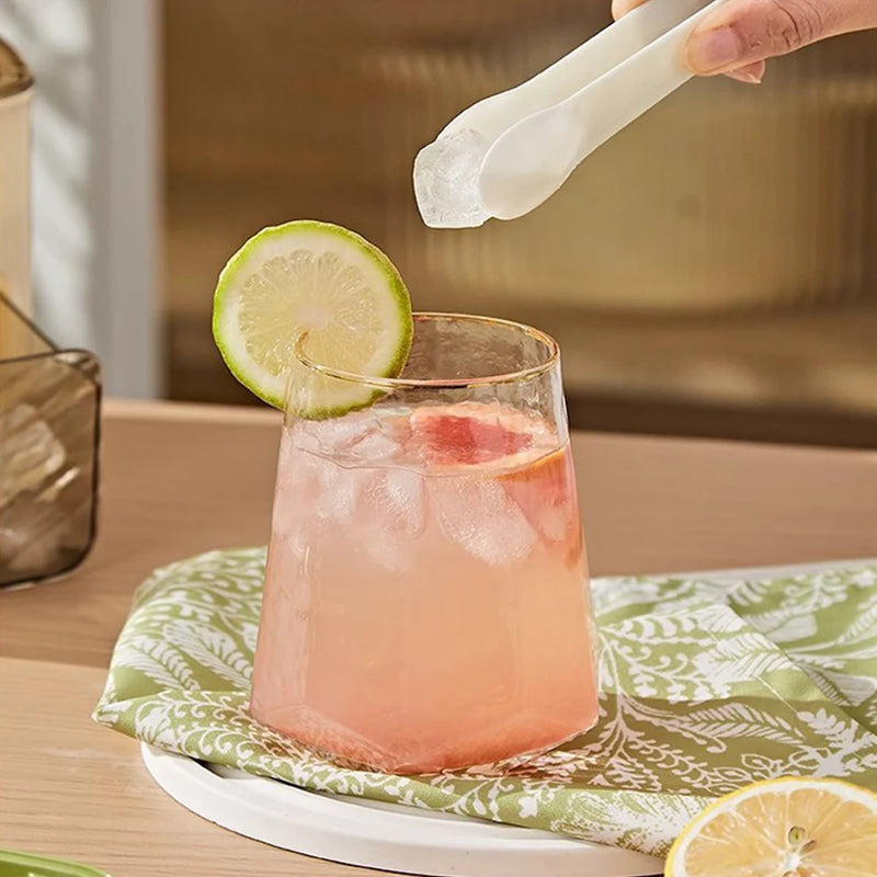 Compact Countertop Ice Cube Maker with Handle