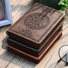 Retro A6 Faux Leather Notebook with Elastic Closure