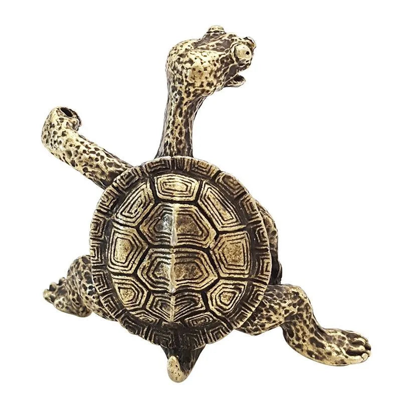 Antique Metal Turtle Incense Holder – Decorative Candle & Stick Holder
