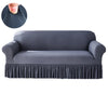 Stretch Sofa Slipcover with Skirted Edge