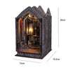 DIY Wooden Book Nook Kit with LED Lighting