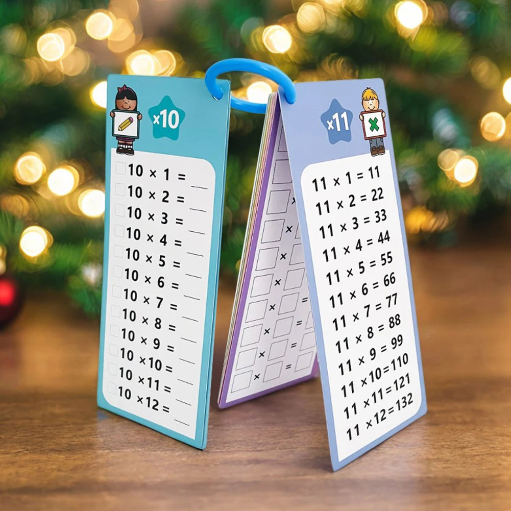 Self-Check Multiplication Flash Cards with Pens