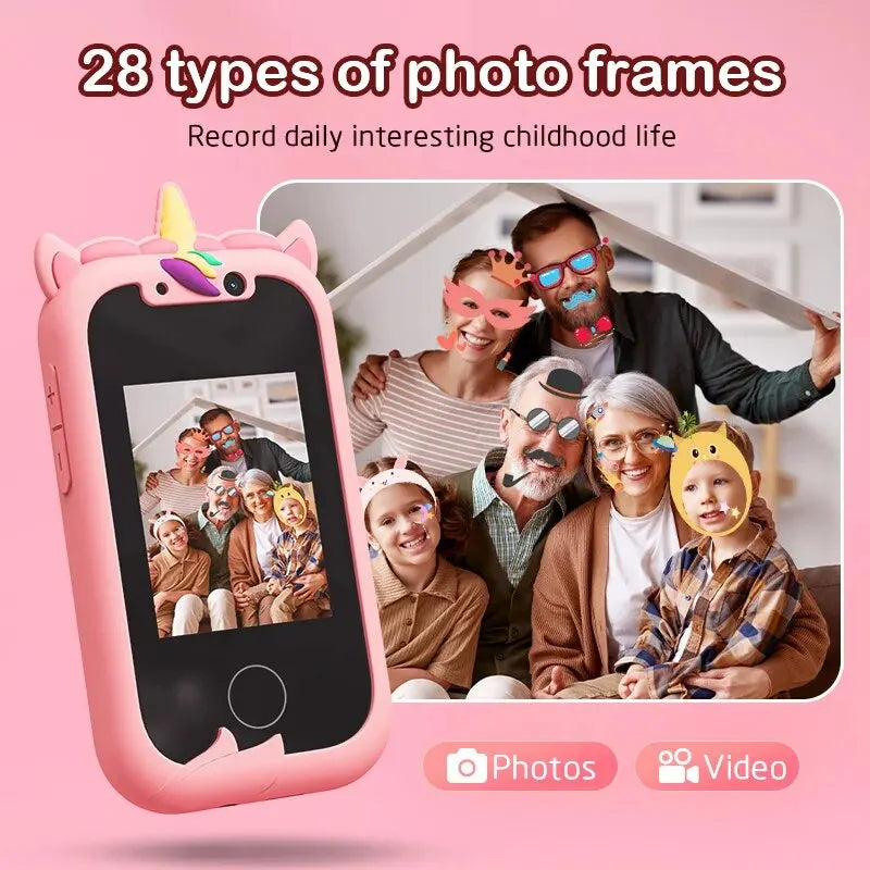 Kids' Learning Smartphone Toy with Camera & Games