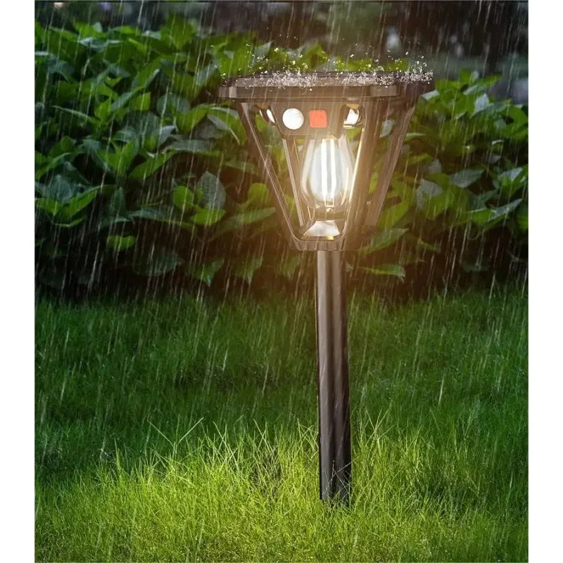 Solar-Powered Motion Sensor Light with Dual Mounting Options