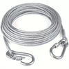 Stainless steel multi-purpose rope featuring a metal clasp and hook for various uses