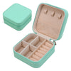 Compact PU Leather Jewelry Travel Case