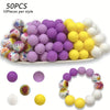 Soft Silicone Floral Beads for Jewelry Making
