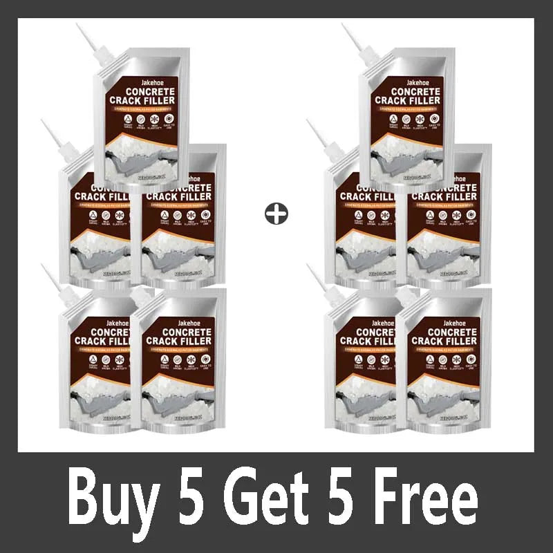 Self-Leveling Concrete Crack Filler & Waterproof Sealant