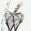Elegant Bow Chain Bag Strap with Hanging Charm